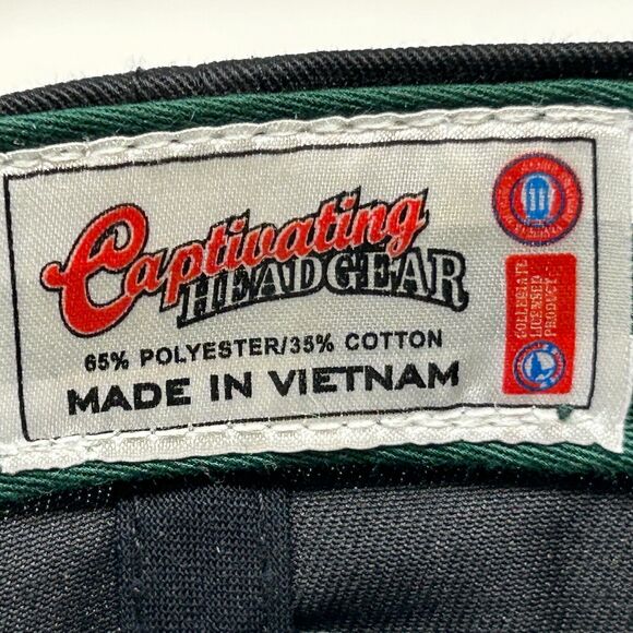 University of Oregon Ducks Hat Baseball Cap NCAA College Green Black Strapback - Picture 9 of 10